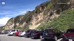 Man captures moment Malibu mountain collapses _ Daily Mail Online