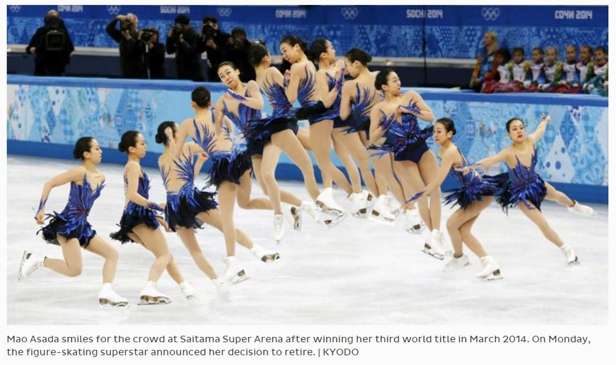 3-time world figure skating champ Mao Asada is retiring
