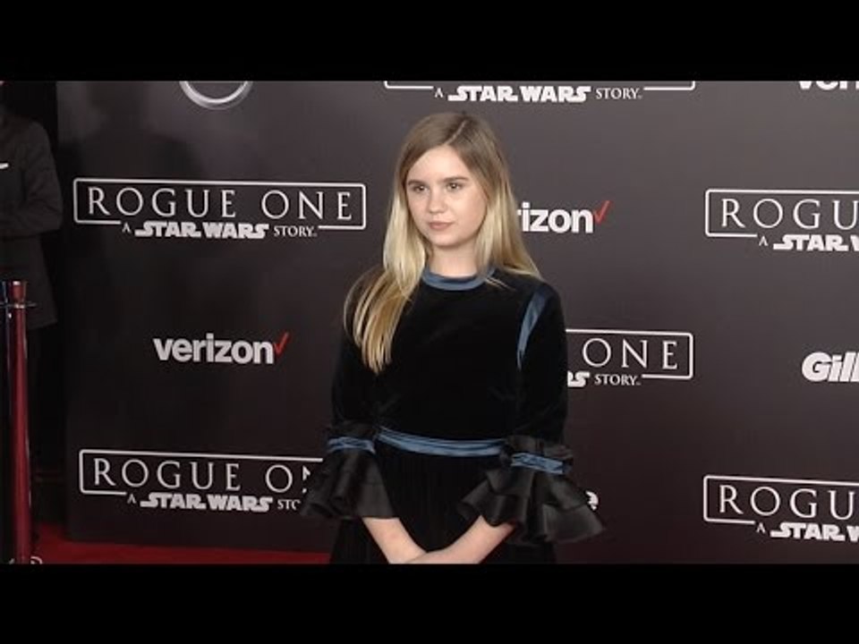 Kyla Kenedy "Rogue One: A Star Wars Story" World Premiere Red Carpet