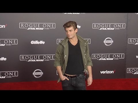 Garrett Clayton Rogue One: A Star Wars Story World Premiere Red Carpet