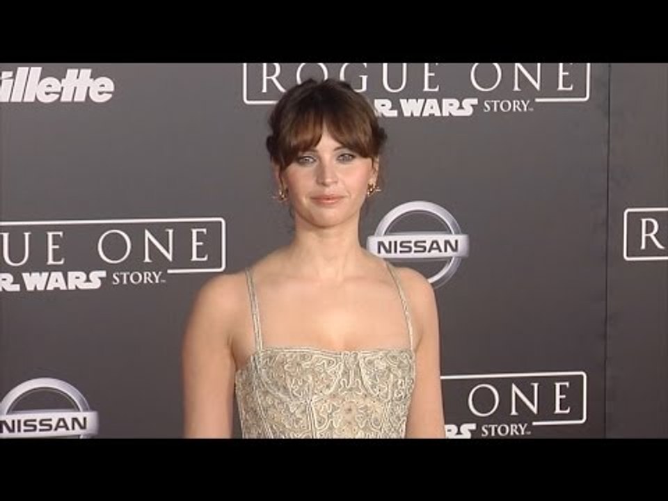 Felicity Jones "Rogue One: A Star Wars Story" World Premiere Red Carpet
