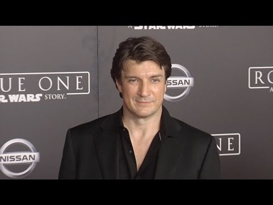 Nathan Fillion "Rogue One: A Star Wars Story" World Premiere Red Carpet
