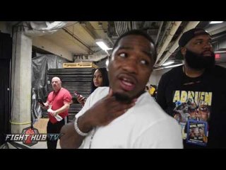 Adrien Broner on Golovkin vs. Brook "Kell Brook gonna wipe him down! I'm betting a KO"