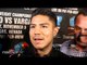 Jessie Vargas "I'm the only champ that hasnt gotten proper credit! I've fought my ass off!"
