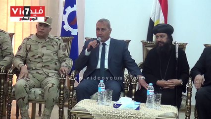 محافظ السويس يزور كنيسة مارجرجس بمدينة الصباح لتقديم واجب العزاء