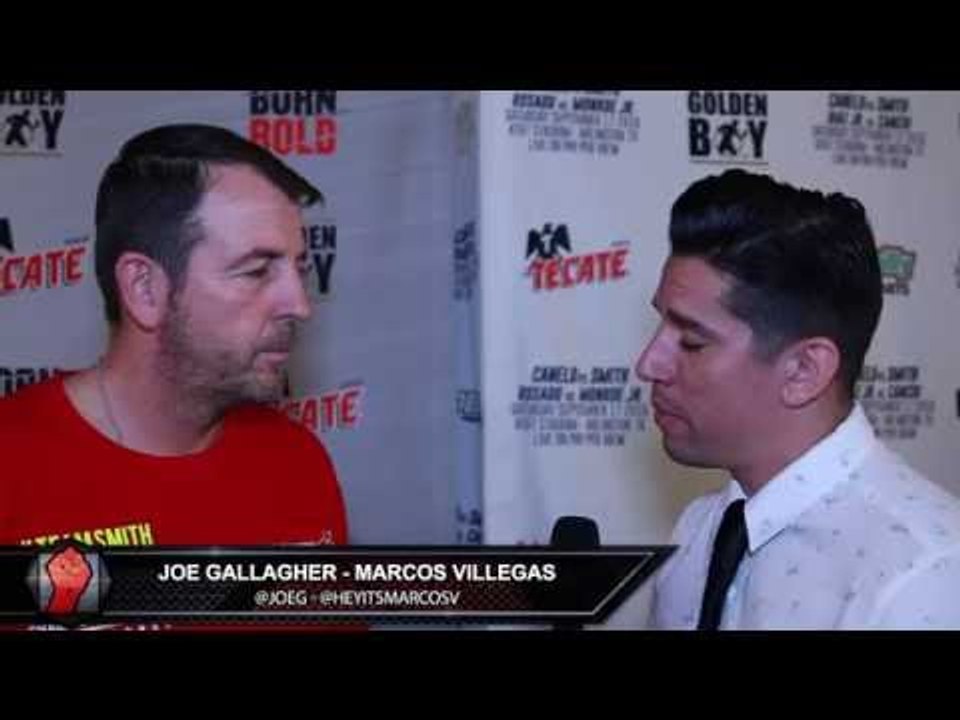 Joe Gallagher "We're the world champ! weight is 154! you dont make it, its your problem!"