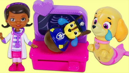 PAW PATROL Visit Doc McStuffins Toy Hospital After Getting Sick from SLIME!-zt5VgvCGIg