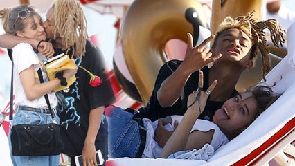 Jaden Smith Caught Kissing  and Gets Cozy with Actress Odessa Adlon