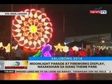 Moonlight parade at fireworks display, nasaksihan sa isang theme park