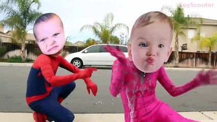 Bad Baby Rapunzel GOES to JAIL! w_ SpiderBaby Police & Minnie Mouse in Real Life-i