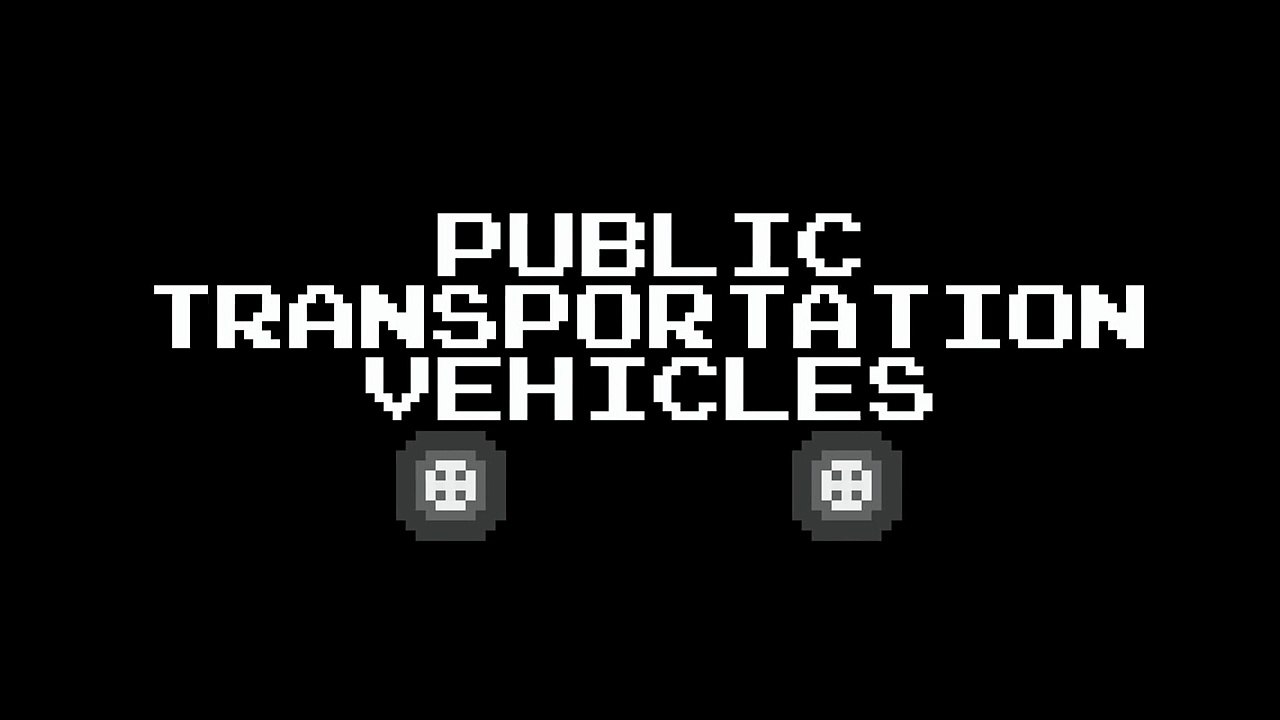 Public Transportation Vehicles - Trains, Buses, Boat - Th