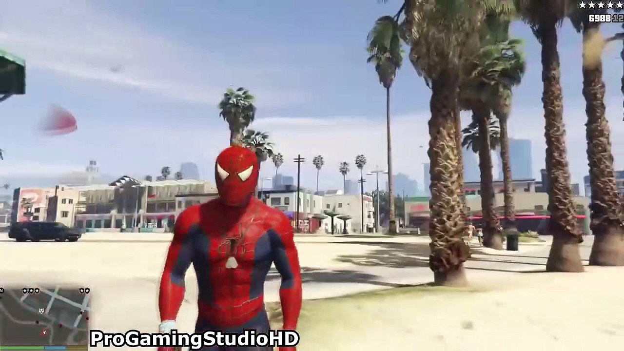 GTA 5 Spiderman, Iron Man, Batman Superman & Captain America (Grand Theft Auto V Mods Comp
