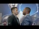 Gennady Golovkin vs. Kell Brook COMPLETE INTENSE Face Off at Final Press Conference