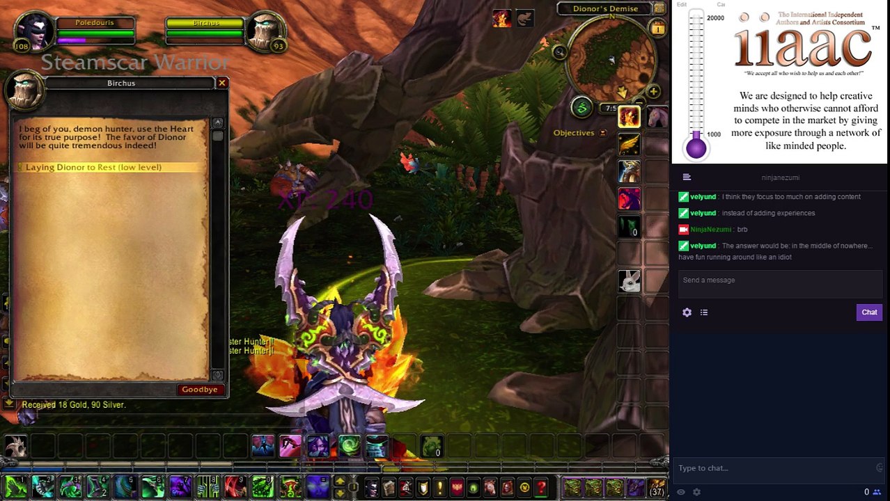 The most Unprofessional Stream World of Warcraft Demon Hunter 2017-043 Star Monsters and April Fool