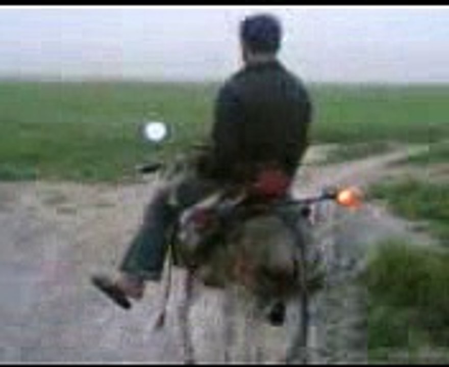 Very Funny man travel on his bike (must watch)