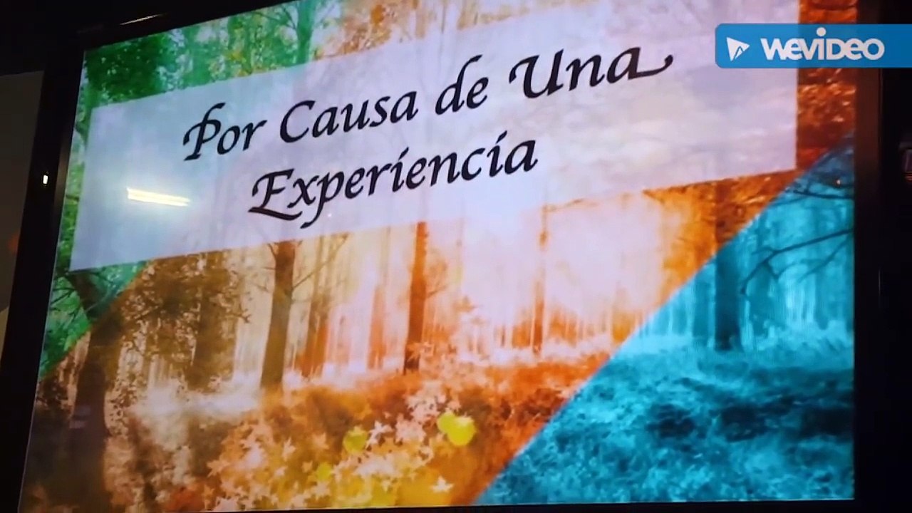 Pastora  Yesenia Then. Bajo el tema  Por causa de una experiencia
