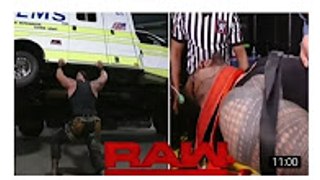 Braun Strowman attacks Roman Reign On Monday Night Raw 10 April 2017