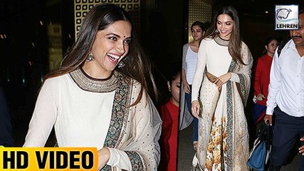 Deepika Padukone's Traditional Look At Airport