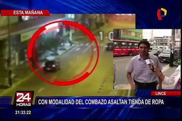 Maleantes burlan seguridad y roban tienda en Lince