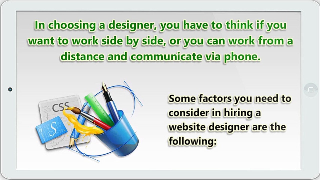 In Search of a Good Web Designer 2017