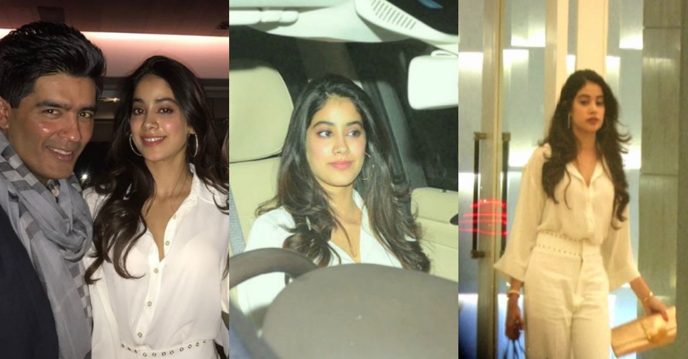 Jhanvi Kapoor At karan johars house