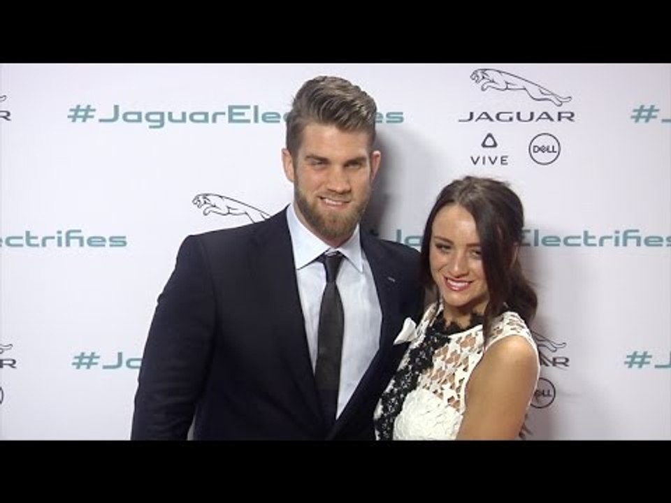 Bryce Harper at Jaguar Private Unveil Event Red Carpet