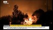 Le camp de migrants de Grande-Synthe dans le Nord détruit cette nuit par un énorme incendie volontaire