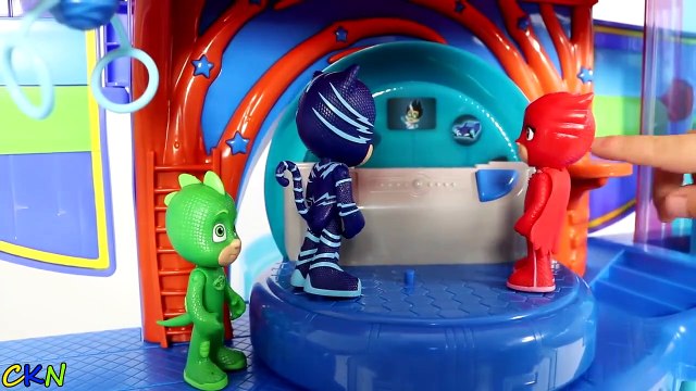 PJ Masks Headquarters Playset Toys ng With Catboy Gekko Owlette Ckn Toys-3Yy