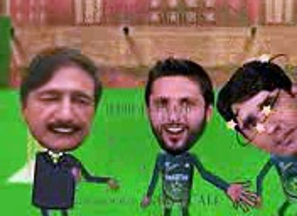 misbah and Shahid Afridi talk on cricket (very funny)