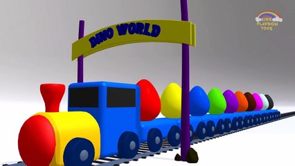 Learn Colors with Dinosaurs Surprise Eggs for C