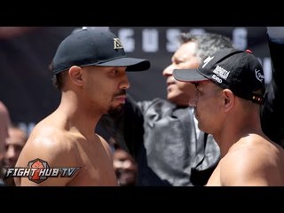 Andre Ward vs. Alexander Brand COMPLETE Weigh In Face Off Video
