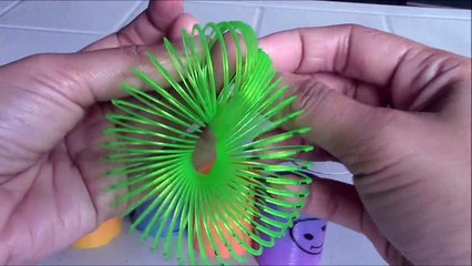 5 Cute Smiley Slinky Tiny Springs a