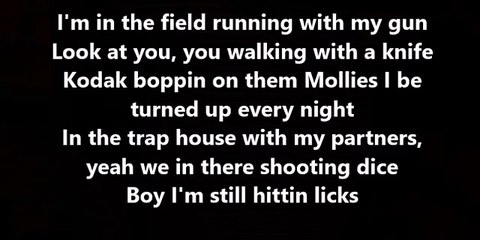Kodak Black - Still Hitting Licks (Lyrics)