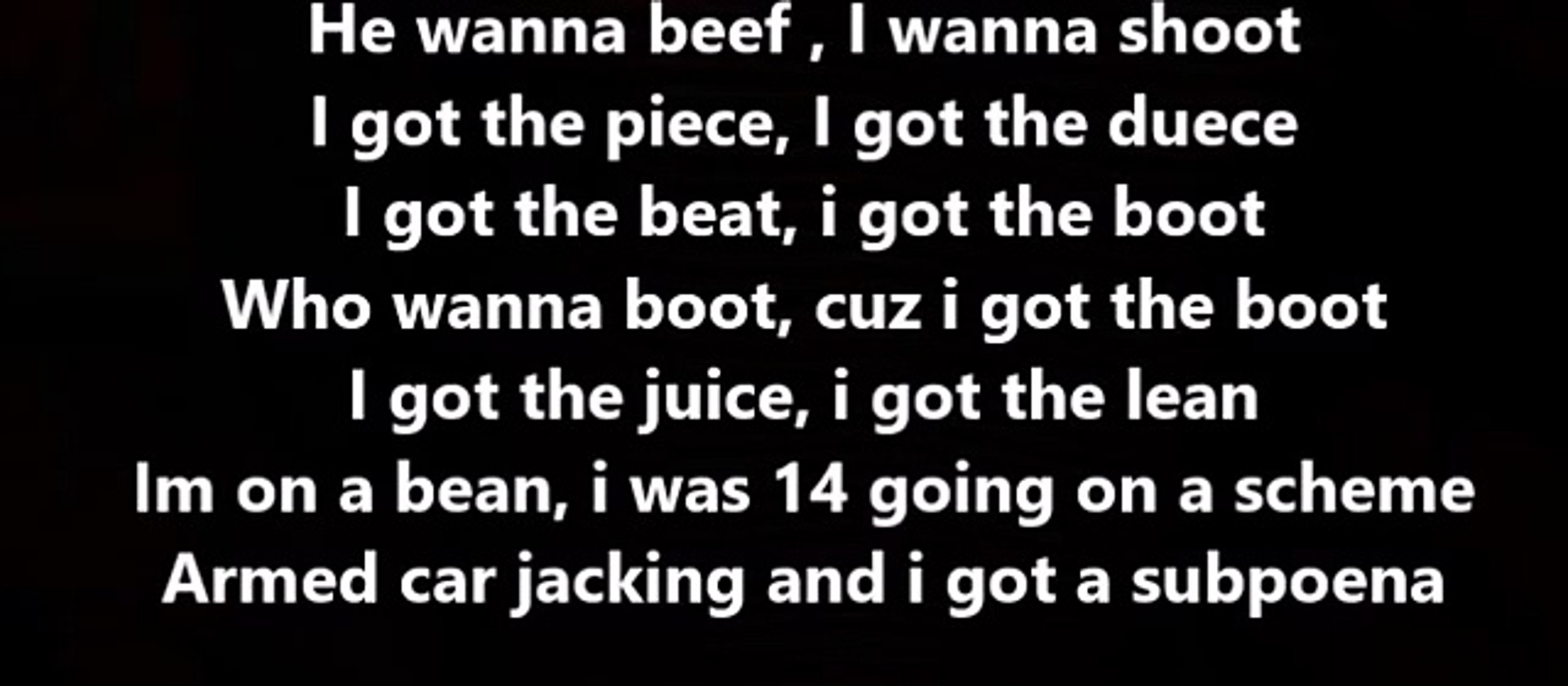 Kodak Black I Need A Beat Lyrics Dailymotion Video