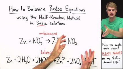 How to Balance Redox Equations in Basic Solution