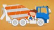 Cartoons for kids. Paint A CEMENT TRUCK with doctor McWheelie. Learn colors with doctor McWheelie.-