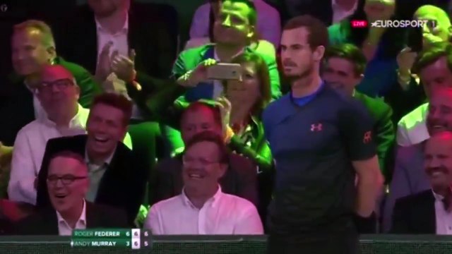Tennis News - Roger Federer playing Tennis with Youngboy - Federer vs Murray 10.04.2017 Match For Africa