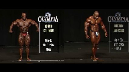 Ronnie Coleman vs Dexter Jackson 2004