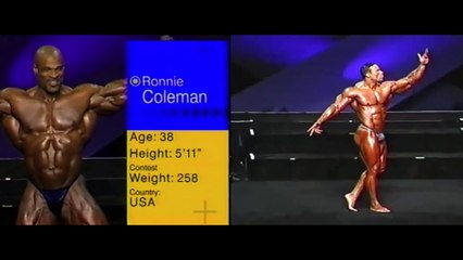 Ronnie vs Levrone Posing Video Comparison.