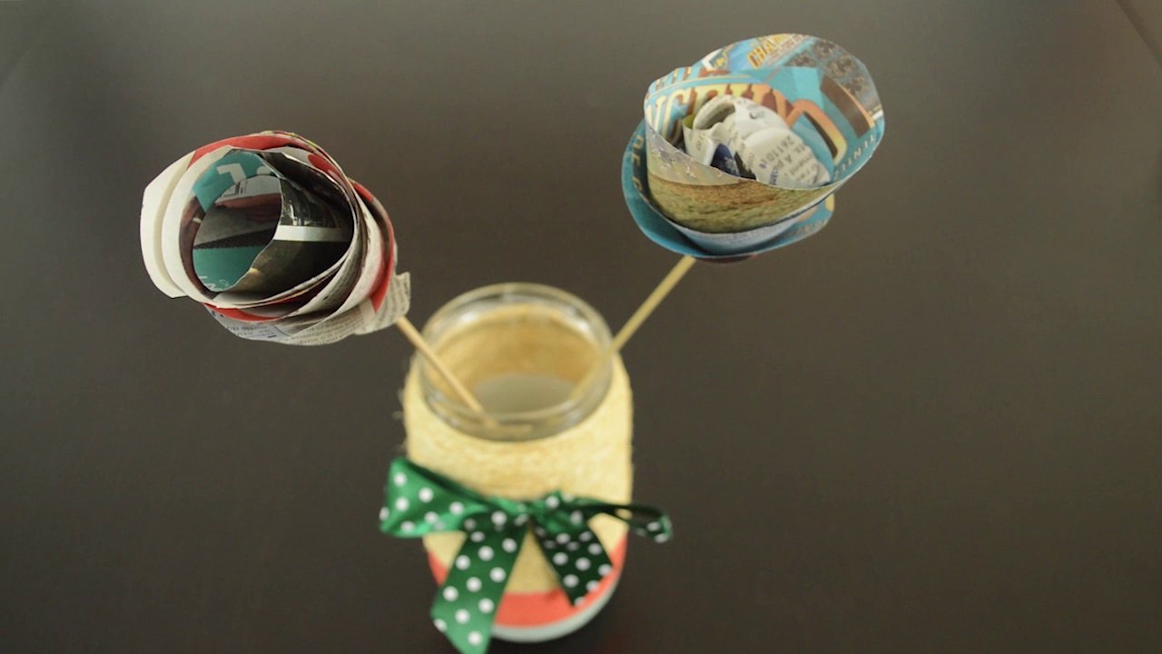 DIY : Recyclez vos journaux en fleurs modernes