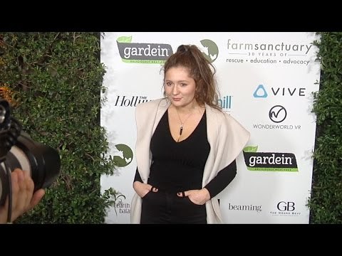 Emma Kenney Farm Sanctuary's 30th Anniversary Gala Green Carpet