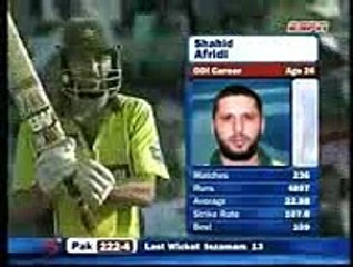 Shahid Afridi 77 off 34 balls vs South Africa