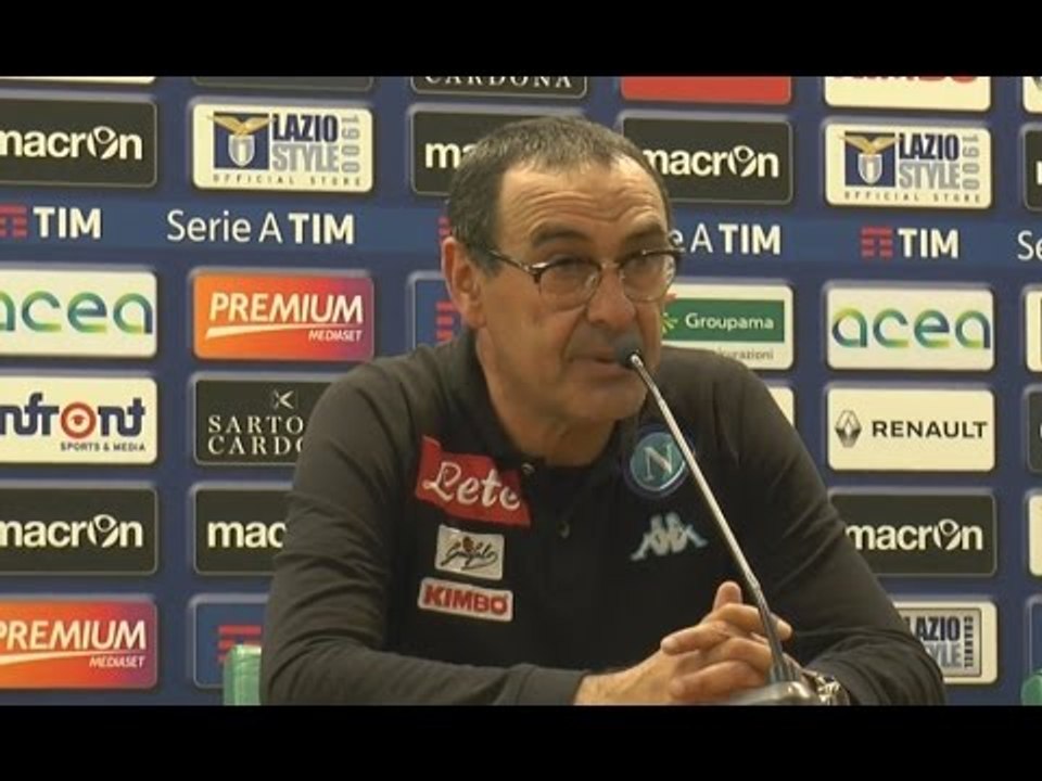 Lazio-Napoli 0-3 - Sarri in conferenza stampa (10.04.17)