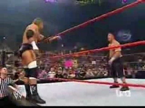Randy Orton RKO's Cena while HHH distracts on RAW