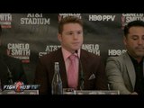 Canelo Alvarez vs Liam Smith London Press Conference highlights- Canelo vs Smith video