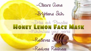 How to Whiten Face with Honey and Lemon Face Mask || Home Remedies