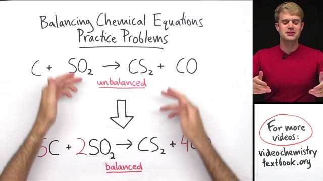 Balancing Chemical Equations Practice Problems