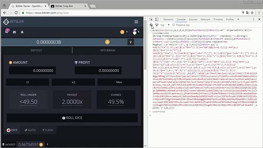 1 BTC in 2 Minutes | (Bitsler Bot and Script V13.6 and 13.9 Hack Bitcoin 2017) | Working72