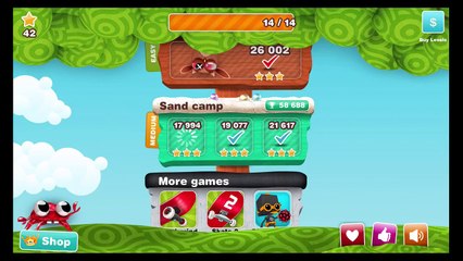 Mr. Crab  [Android _ iOS] #06 - Sand Camp - Gameplay