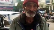 A Pakistani beggar who speaks English very well